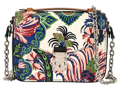 Floral Mini Pochette Metis, £2,100, Handbags, Blue/Pink/White, Canvas, Front view